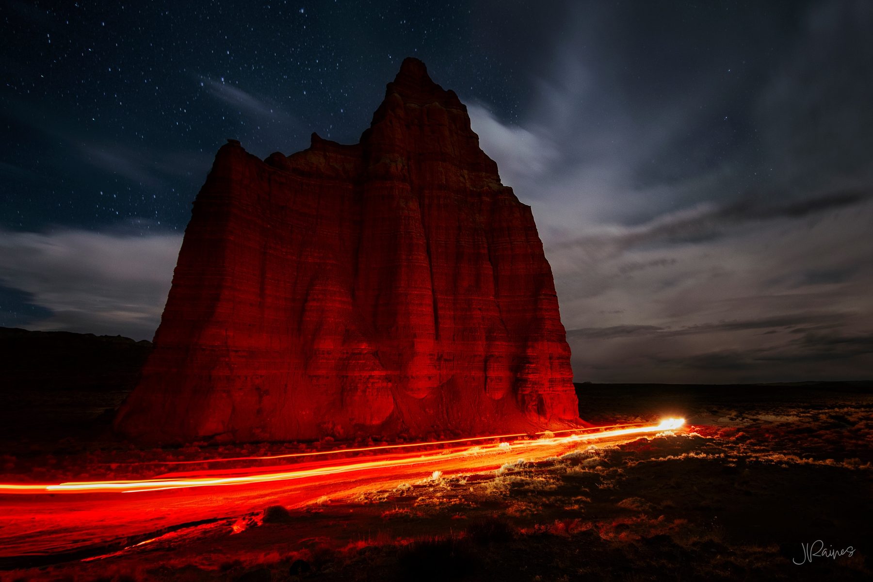 Temple of the Moon mountain in Capitol Reef National Park