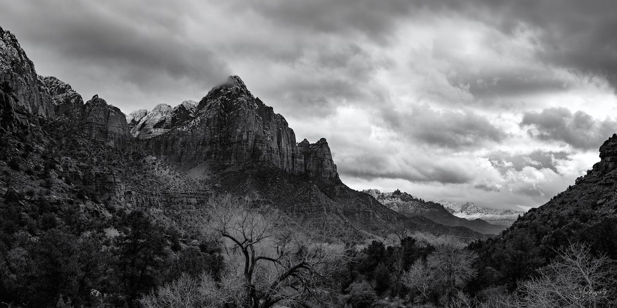 Zion National Park Watchman in winter