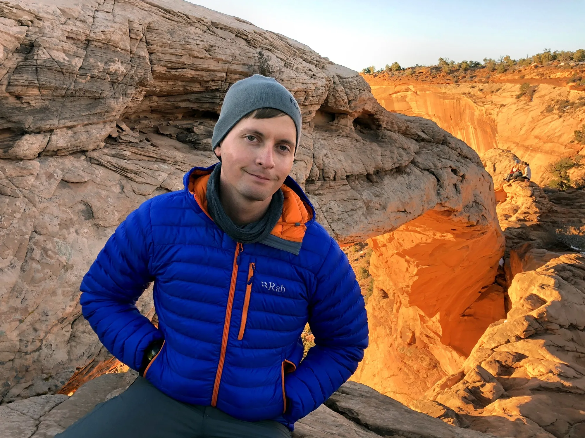 Jerad Raines at Mesa Arch, Canyonlands National Park, Utah