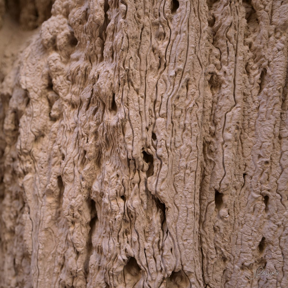 Rain-eroded clay at Cathedral Gorge State Park, Nevada