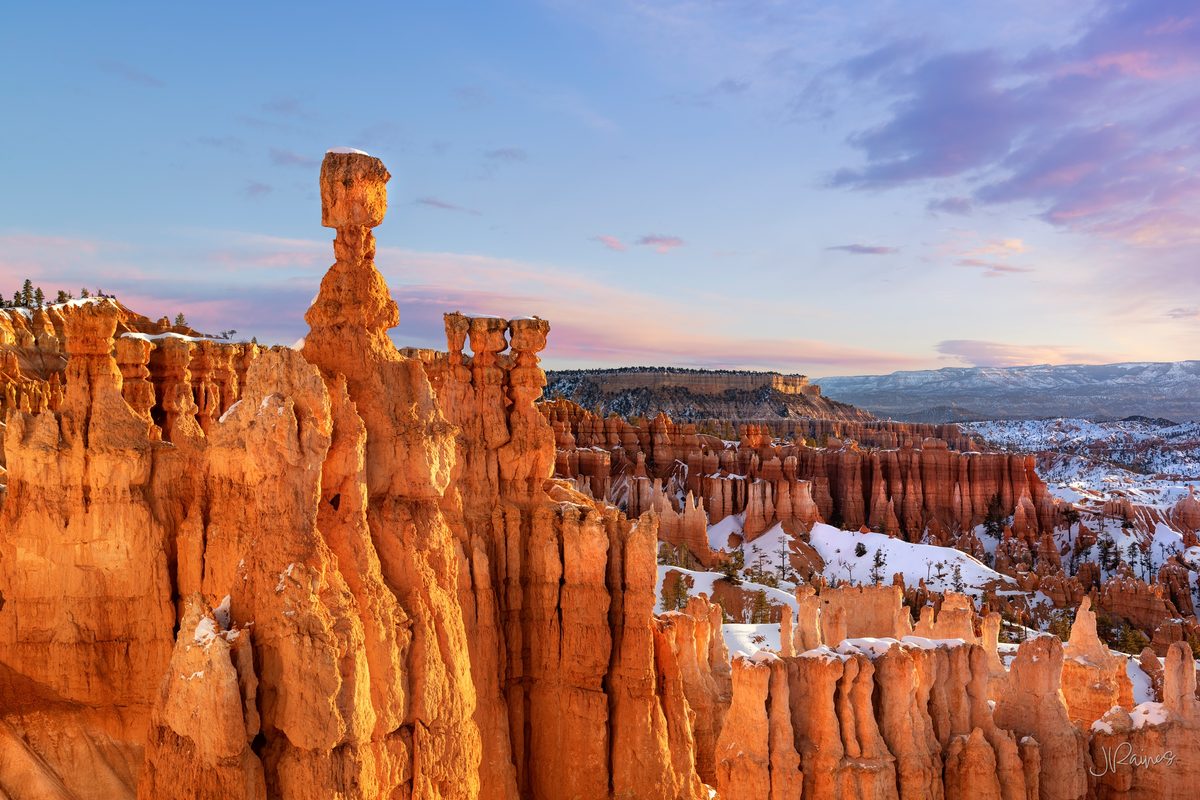 Thor's Hammer in Winter, Bryce Canyon National Park