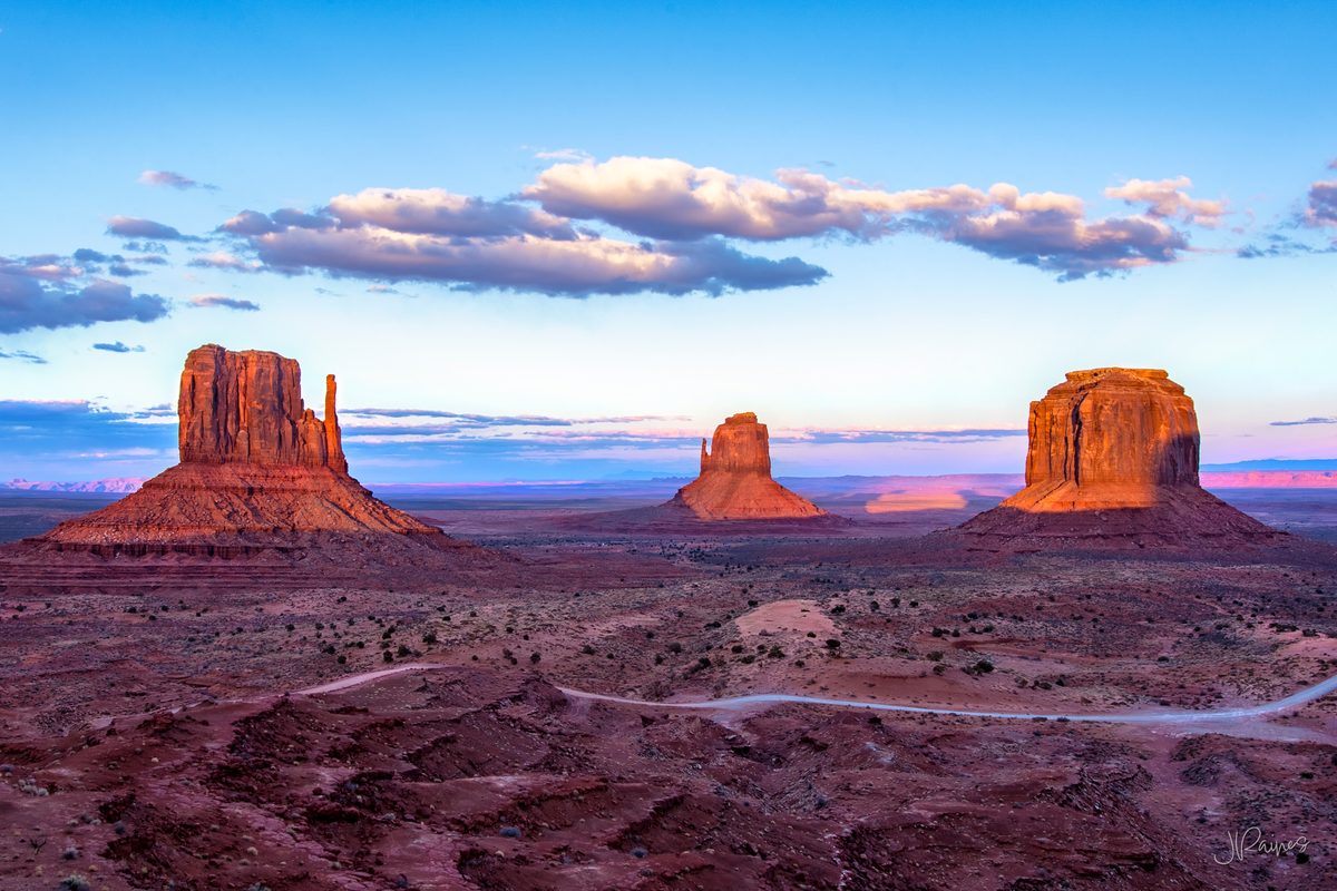 Monument Valley at sunset